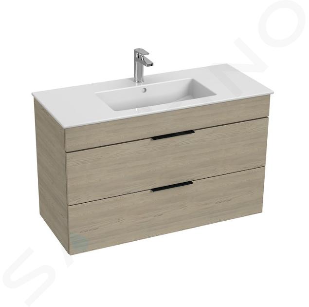 Jika Cube - Meuble avec lavabo 100x43x61 cm, frêne H4536521765141