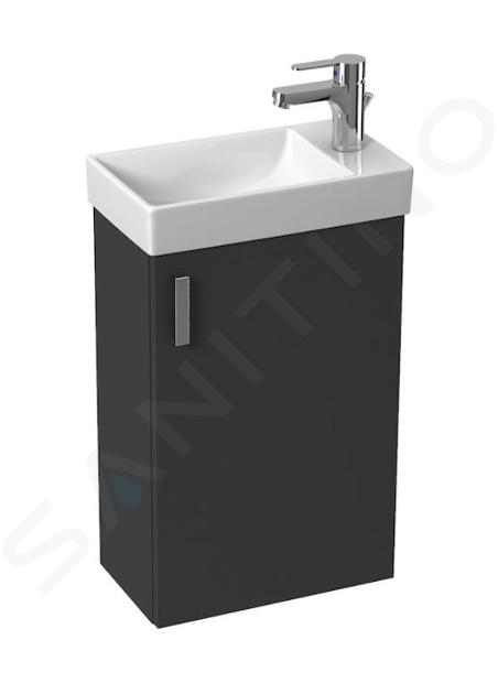 Jika Petit - Mobile con lavabo 41x66x23 cm, grigio H45J5111753011