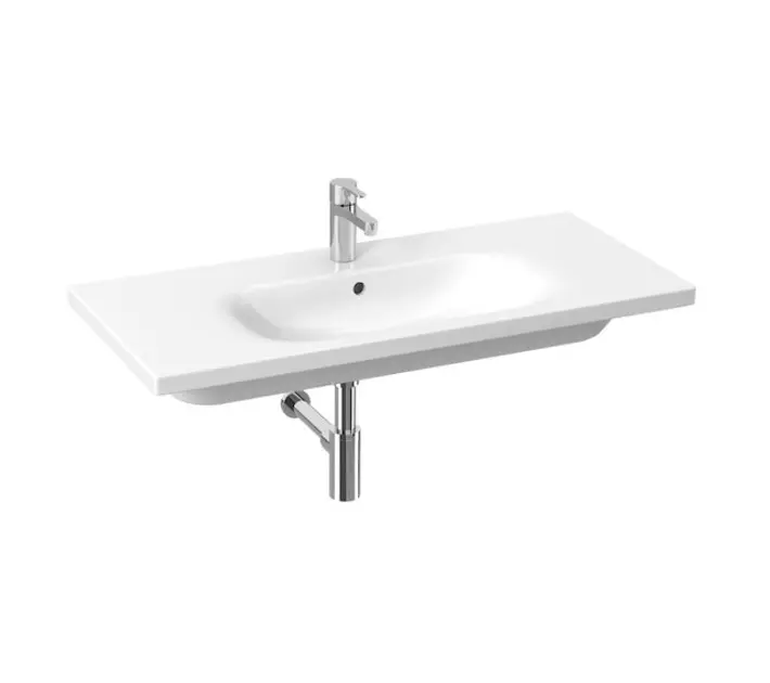 Jika Mio-N - Umývadlo 100x45 cm, s prepadom, otvor na batériu, biela H8147130001041