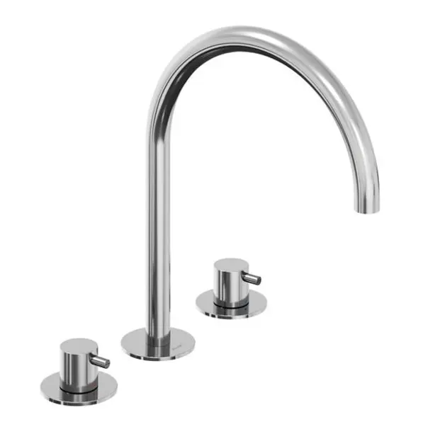 Ravak Espirit - Miscelatore da lavabo, montaggio a 3 fori, cromo X070195