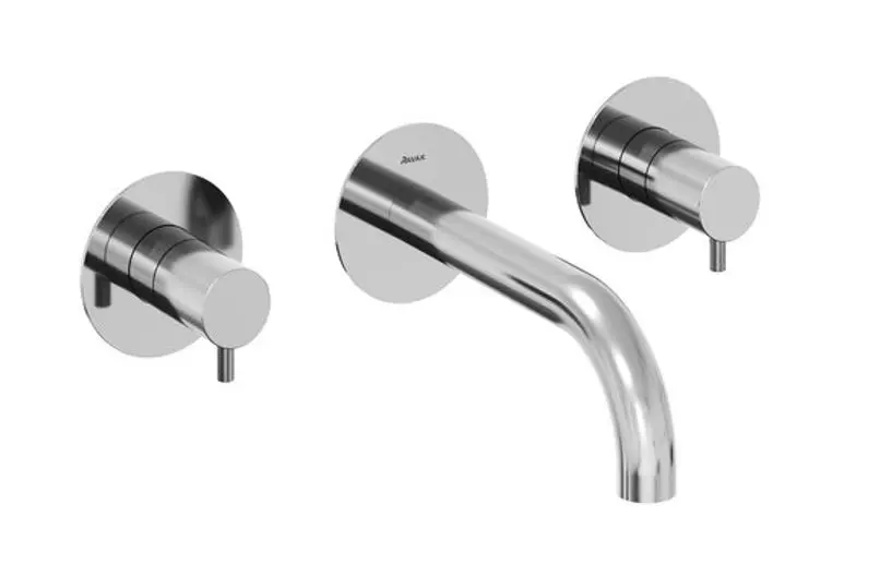 Ravak Espirit - Miscelatore vasca da incasso, installazione a 3 fori, con corpo, cromato X070197