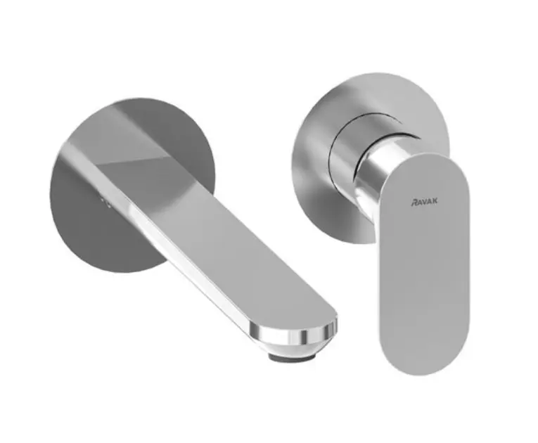 Ravak Eleganta - Mitigeur de lavabo encastré, 2 trous, chrome X070212