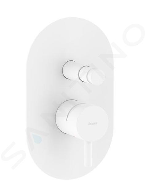 Ravak Espirit - Miscelatore ad incasso per 2 utenze, con corpo, bianco opaco X070247
