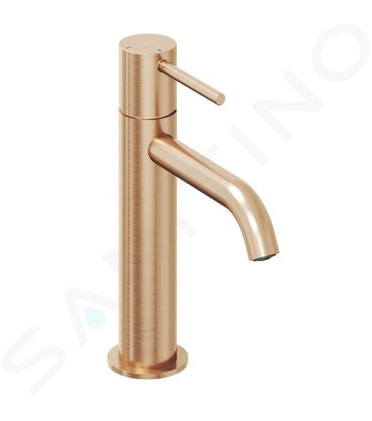 Ravak Espirit - Mezclador de lavabo, BeCool, oro rosa cepillado X070398