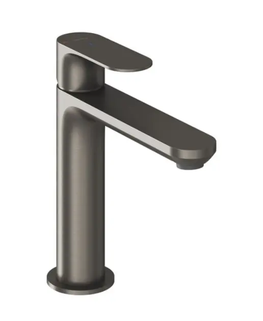 Ravak Eleganta - Grifo de lavabo, BeCool, grafito cepillado X070412