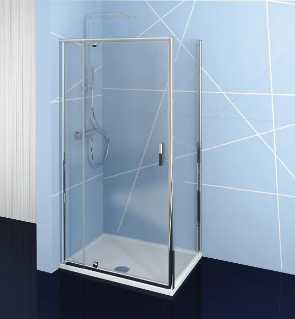Polysan Easy Line - Kabina za tuš 80–90 × 100 cm, lijeva/desna izvedba, prozirno staklo/krom EL1615EL3415