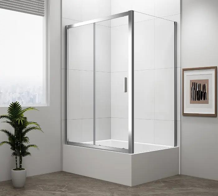 Polysan Deep - Kabina za tuš 120 x 75 cm, lijeva/desna izvedba, prozirno staklo/krom MD1216MD3116
