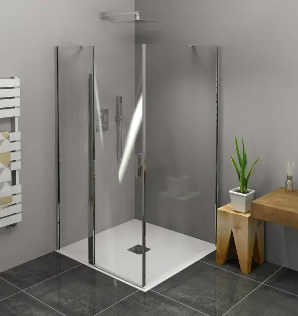 Levně Polysan Zoom Line - Sprchový kout 100x100 cm, L/P varianta, Antidrop, čiré sklo/chrom ZL1310ZL3210