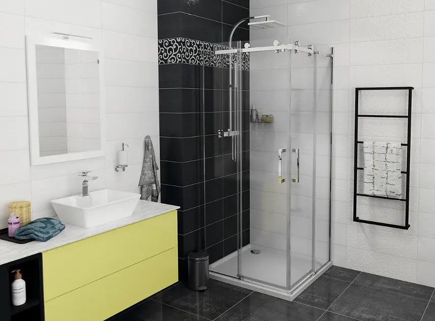 Gelco Dragon - Cabine de douche 100x100 cm, verre transparent/chrome GD4210GD4210