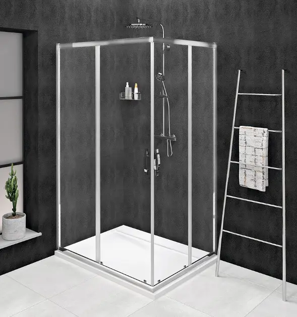 Gelco Sigma Simply - Душ ъгъл 100x80 см, L/R вариант, прозрачно стъкло/хром GS2110GS2180