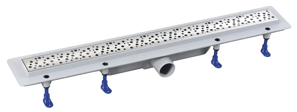 Aqualine - Tuš kada 81 cm, s rešetkom, inox 1702-80