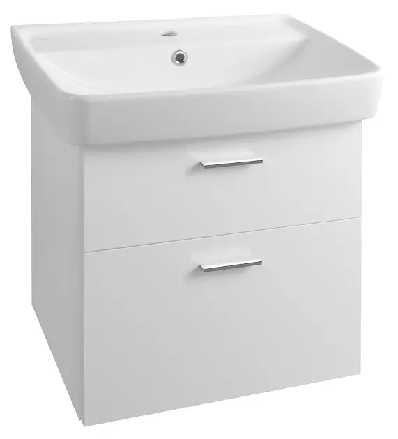 Aqualine Zoja - Waschtischunterschrank mit Schubladen 50x50x37 cm, weiß 56379
