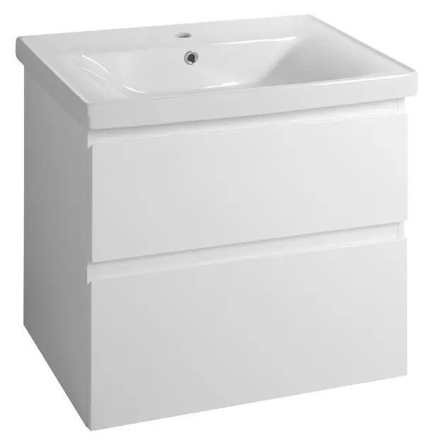 Aqualine Altair - Ormarić za umivaonik 60x70x45 cm, 2 ladice, bijeli AI270
