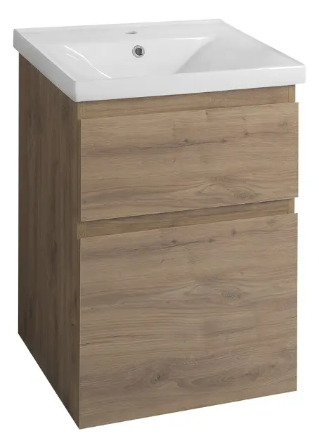 Aqualine Altair - Umyvadlová skříňka 52x73x45 cm, dub emporio AI355