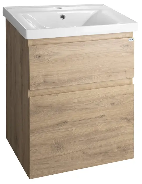 Aqualine Altair - Umyvadlová skříňka 57x73x45 cm, dub emporio AI360