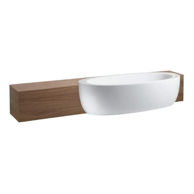 Levně Laufen Il Bagno Alessi One - Polozápustná vana 203x102 cm, bílá H2449700000001