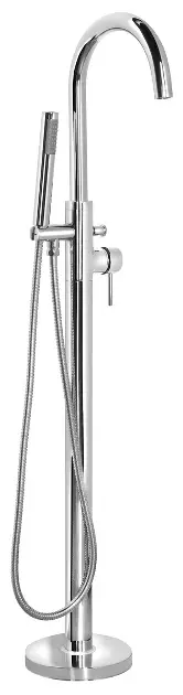 Aqualine - Смесител за вана за вграждане в пода, хром BV357