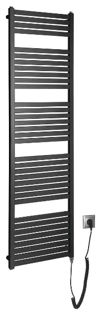 Aqualine - Grijaći element 169 x 45 cm, 600 W, mat crna DE446T