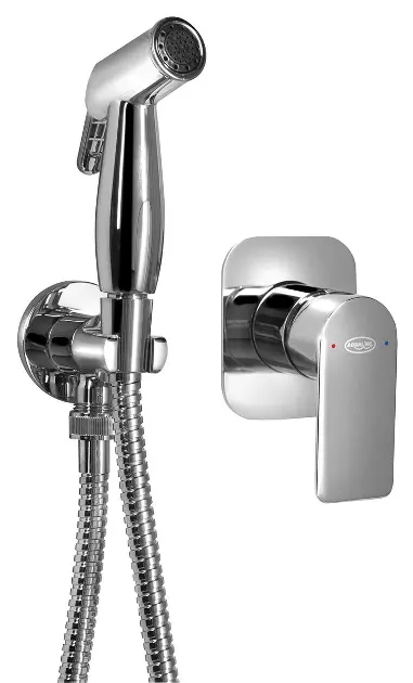 Aqualine Daphne - Concealed bidet mixer tap, with shower head and body, chrome DH841-01