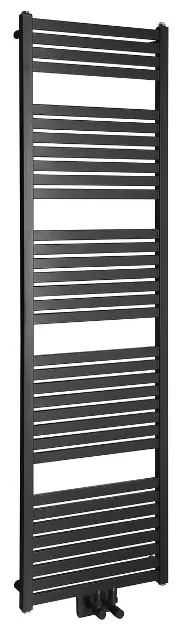 Aqualine Tondi - Grijaći element 45 x 169 cm, 716 W, mat crna DT446T