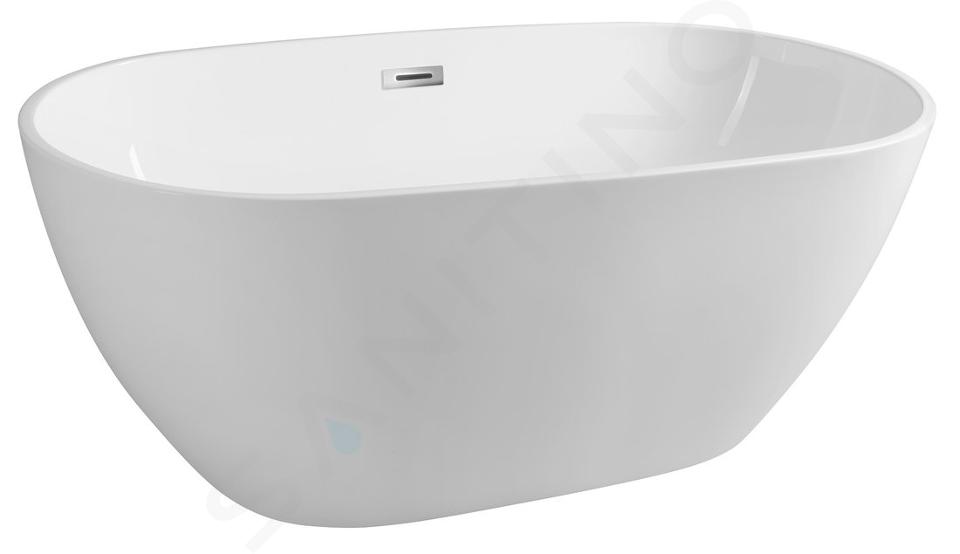 Aqualine Badewannen - Freistehende Badewanne 150x82 cm, weiß E1850