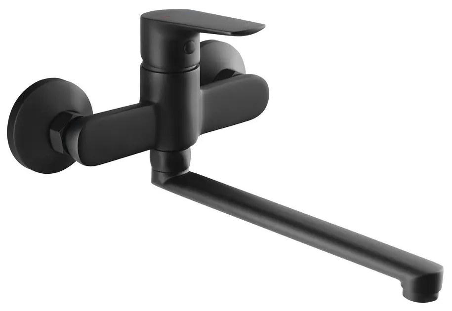 Aqualine Lotta - Смесител за мивка, черен мат LT642B
