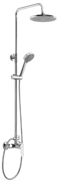 Aqualine Lotta - Set duș cu baterie, 4 jeturi, crom LT690