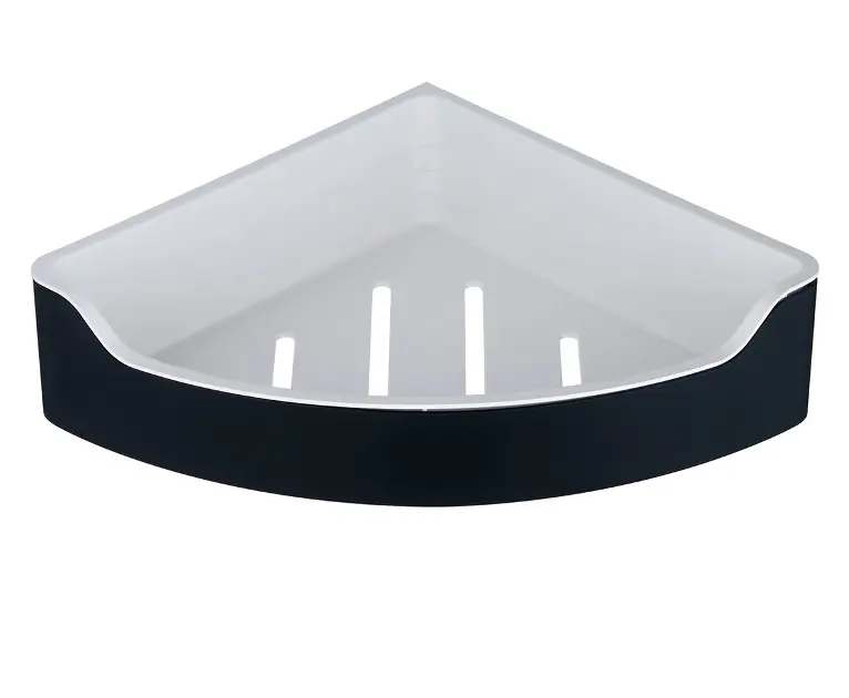 Aqualine Samba - Hoekplanchet, mat zwart SB209