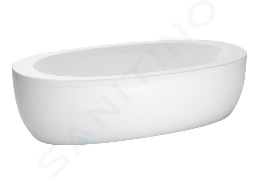 Laufen Il Bagno Alessi One - Voľne stojaca vaňa, 2030x1020 mm, biela H2419700000001