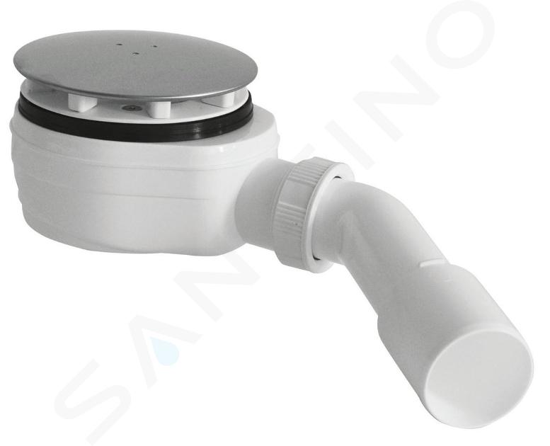 Bruckner Accesorios - Sifón para lavabo bajo, 1 1/4, desagüe 40 mm, blanco  151.125.0