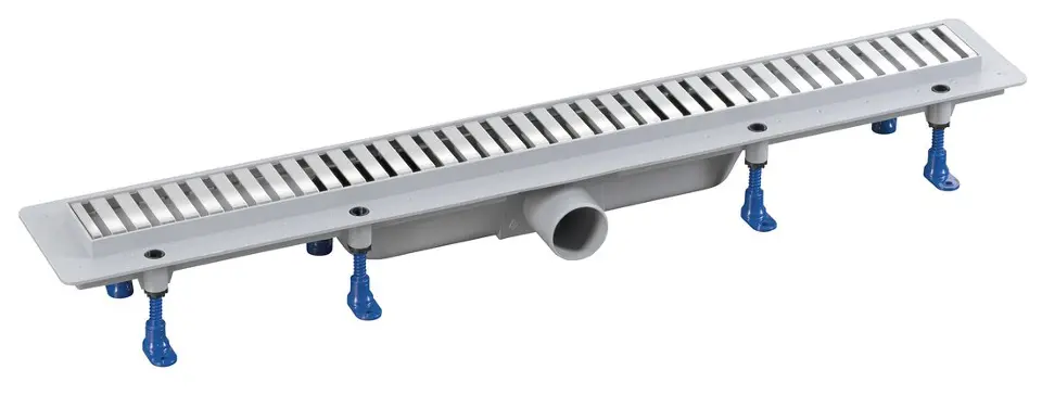 Bruckner - Sprchový žlab 91 cm, s roštem, nerez 700.159.2