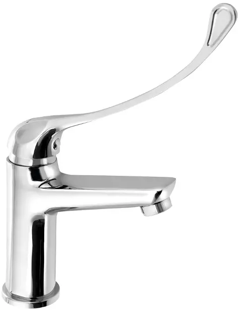 Bruckner Schmitz - Bateria umywalkowa, dźwignia medyczna, chrom 863.004.1