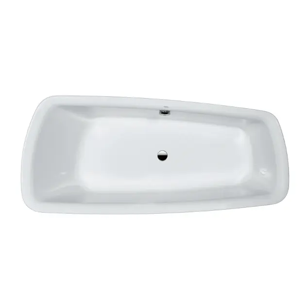 Laufen Palomba Collection - Asymmetrische Einbau-Badewanne 180x80 cm, weiß H2428010000001