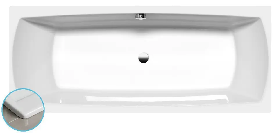 Polysan - Lily Slim kupaonica 170x70 cm, bijela 72230S