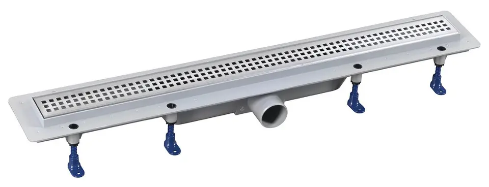 Polysan - Caniveau de douche 71 cm, avec grille, inox 73641