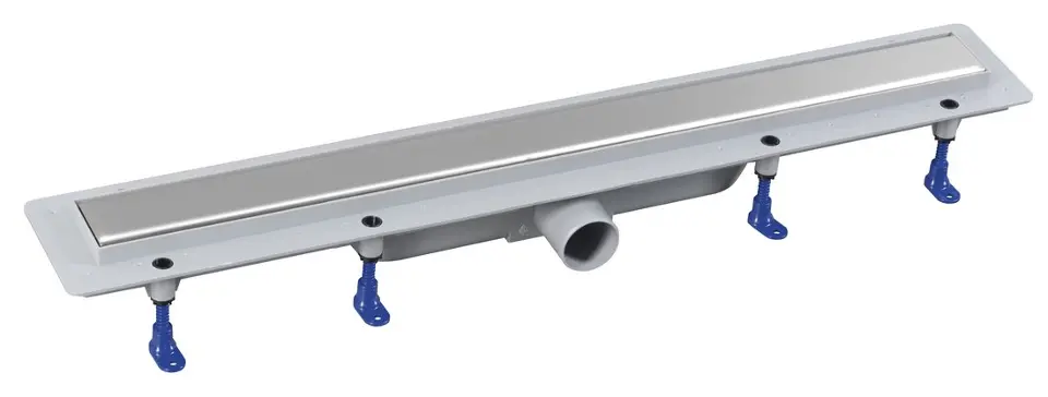 Polysan - Caniveau de douche 81 cm, avec grille, inox 73681