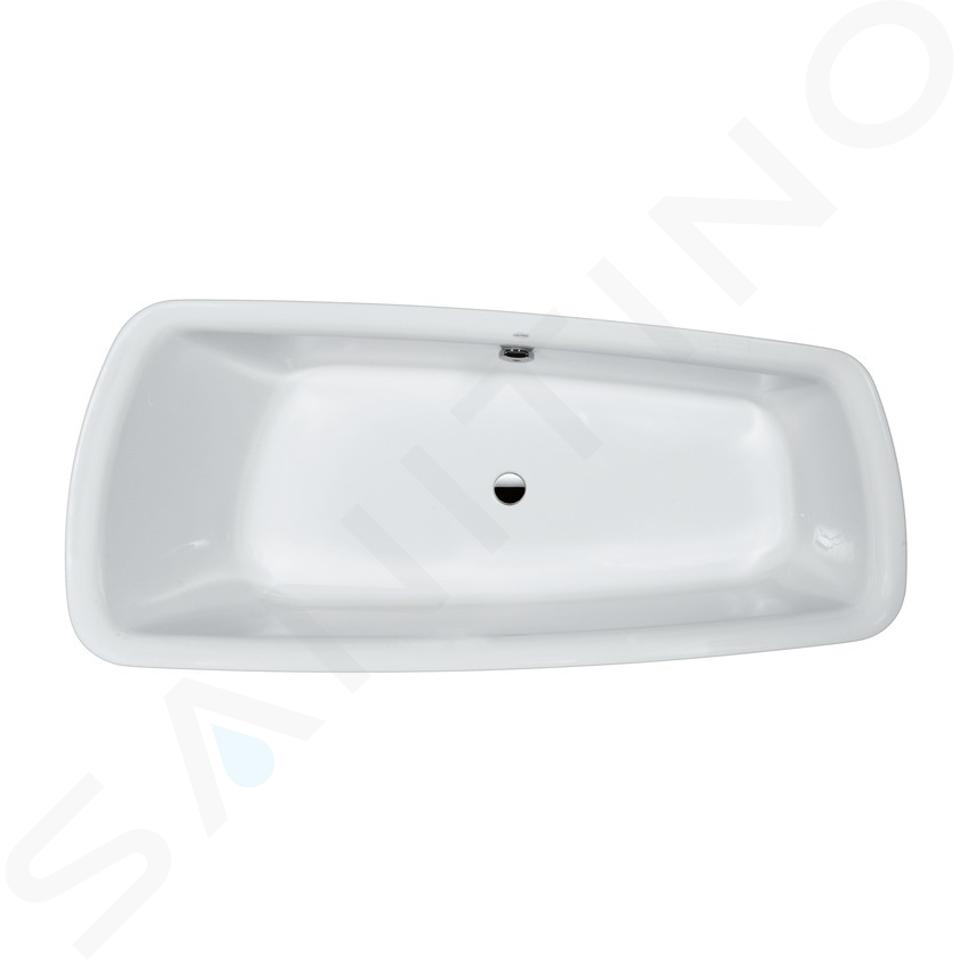 Laufen Palomba Collection - Baignoire encastrée asymétrique 180x80 cm, blanc H2428000000001