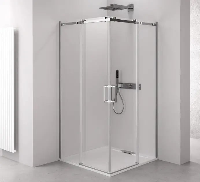 Levně Polysan Thron - Sprchový kout Square 120x80 cm, Antidrop, čiré sklo/chrom TL2280-5002