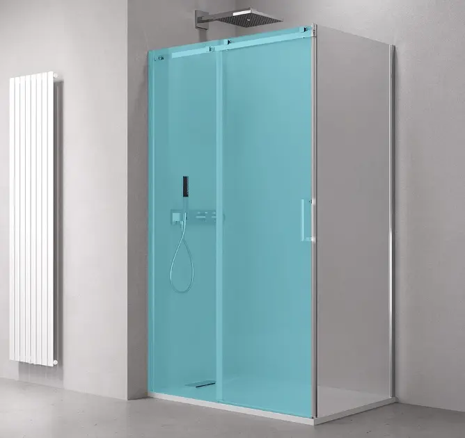 E-shop Polysan Thron - Sprchová stena 100x200 cm, Antidrop, číre sklo/chróm TL3010