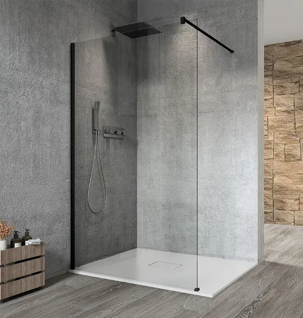 E-shop Gelco Vario - Sprchová zástena, 120x200 cm, číre sklo/matná čierna GX1212GX1014