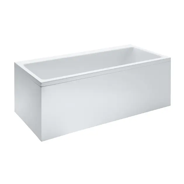 Laufen Pro - Vasca da bagno angolare 160x70 cm, con idromassaggio, sistema ad aria e sensore, bianco H2339550006451