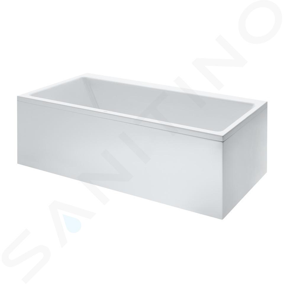 Laufen Pro - Bañera con estructura y panel frontal derecho, 1900x900 mm, blanco H2349560000001