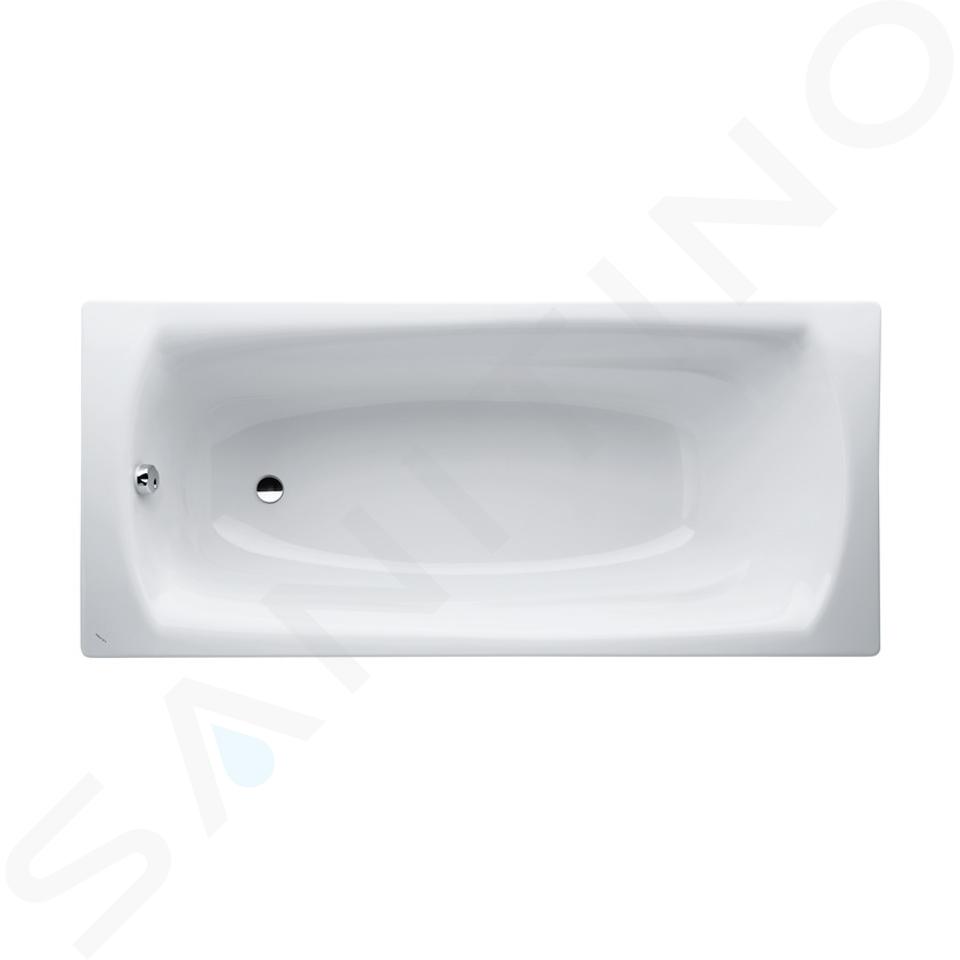 Laufen Palladium - Stalen inbouwbad 1700x750 mm, wit H2251100000401