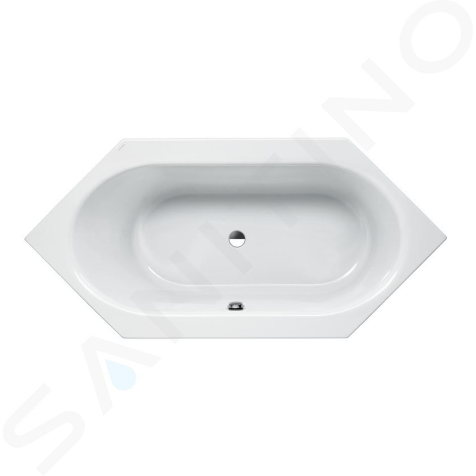 Laufen Solutions - Badewanne mit Fußgestell, 190x90 cm, weiß H2255210000001