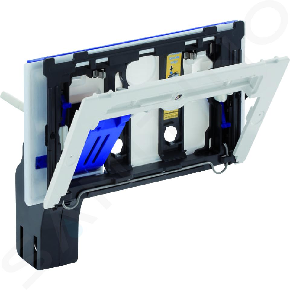 Geberit Duofix - Set cu orificiu pentru introducerea tabletelor WC Duofresh, pentru rezervorul încastrat Sigma 12 cm 115.610.00.1