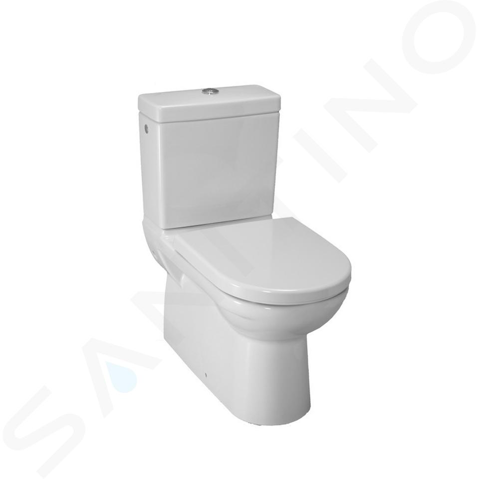 Laufen Pro - WC-Kombi-Schüssel, 67x36 cm, Abgang hinten/unten, weiß H8249580000001