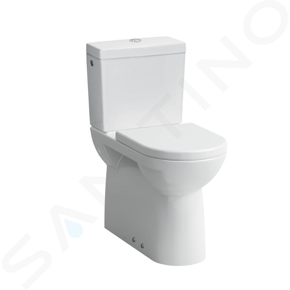 Laufen Pro - WC-combibad, 70x36 cm, achter-/bodemafvoer, wit H8249550000001