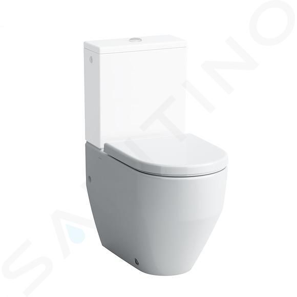 Laufen Pro - Stojící WC kombi mísa, 650x360 mm, zadní/spodní odpad, s LCC, bílá H8259524000001