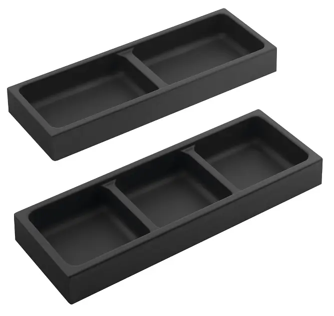 Sapho - 2-delige set Lindo organizers, antraciet, 2 stuks LD002