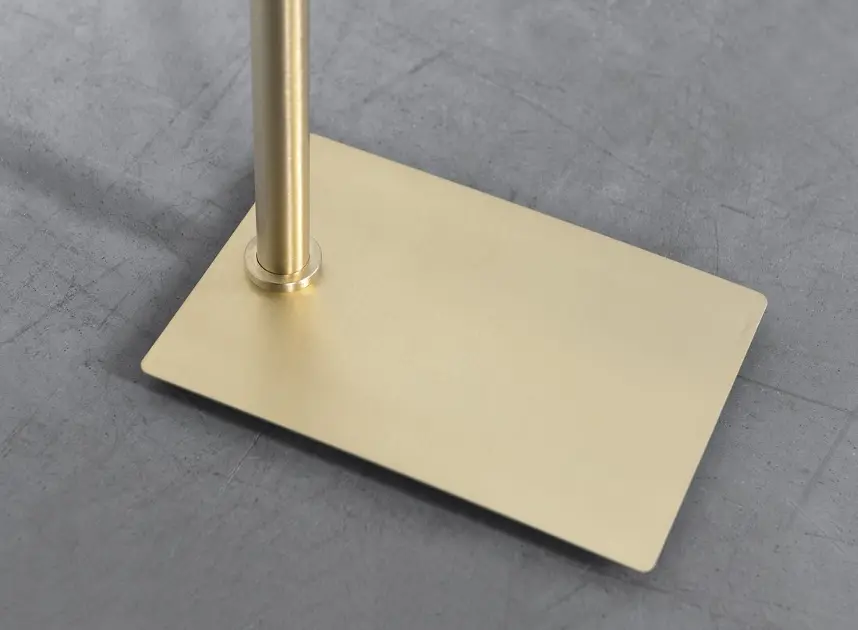 Papierhandtuchhalter Gold – Stabiler Standfuß, Für Jumbo-Rollen, Edelstahl, Beschwert, Für Küche & Bad